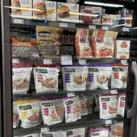 Selection of Vegan frozen items at GreenWise Market in Ponte Vedra