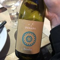 The wine we were suggested - delicious!  at La Cucina Dei Colori in Catania