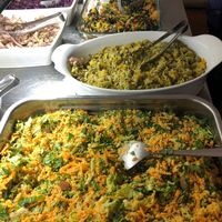 Vegan lunch buffet  at La Cucina Dei Colori in Catania