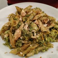 Pasta with lovely broccoli sauce at La Cucina Dei Colori in Catania
