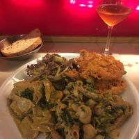 Mixed plate of 4 dishes at La Cucina Dei Colori in Catania