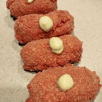 Croquetes de mill i bolets at Noranta Tres in Escaldes-engordany