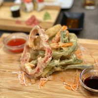 Vegetable tempura at Buddha & Sakura in Calheta