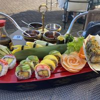 Sushi platter at Buddha & Sakura in Calheta