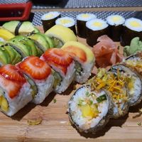 Vegan sushi sharer at Buddha & Sakura in Calheta