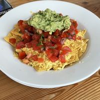 Vegan nachos   at Blue Bar in Porthtowan