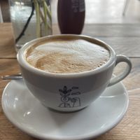 Soya latte  at Blue Bar in Porthtowan