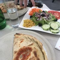 Vegan calzone   at Xarambinha in Funchal