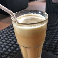 Orange ginger juice   at Fifi's in Arusha