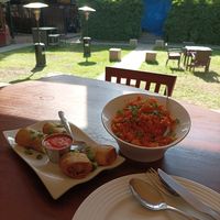 Nice restaurant with nice food 😊 at Amber Restaurant in Arusha