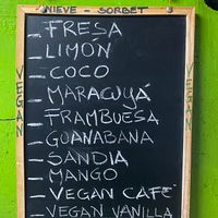   at Heladeria Ocho Nani in Puerto Viejo