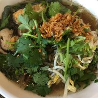 Vegan pho with tofu, so good!  at Pad Thai Siam in Jeju