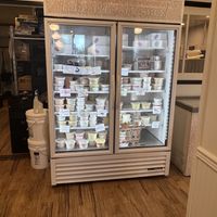 take-out fridge   at Via Gelato in Honolulu