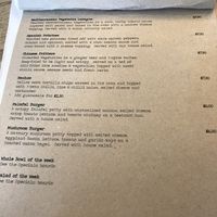 Menu 3 at The Coven in Wigan