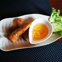 Spring rolls (vegan) at Tradition aus Vietnam in Aachen