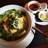 Vegan pho at Tradition aus Vietnam in Aachen