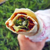 Wrap at King of Çiğ Köfte in Aachen