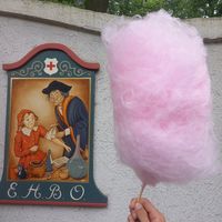 Big cotton candy!! at Efteling in Kaatsheuvel