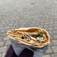 Vegan Turkish pizza   at Efteling in Kaatsheuvel