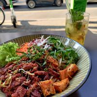 BÚN XÁ XÍU at Bodhicitta Vegan Bowl in Berlin