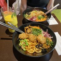 GOI NAM and Sunshine shake 💜  at Bodhicitta Vegan Bowl in Berlin