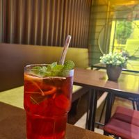 Drink at Bodhicitta Vegan Bowl in Berlin