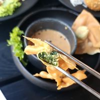 Wantan - inside at Bodhicitta Vegan Bowl in Berlin