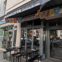 Entrance at Bodhicitta Vegan Bowl in Berlin