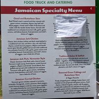 Plates at Jamaican Jewelz in Brattleboro