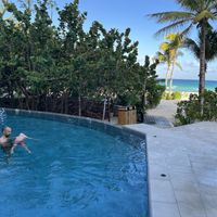Pools are next to the beach   at The House of AïA in Playa Del Carmen