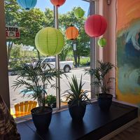 Window inside at Wonderland Milkshake and Smoothie Bar in Bridgewater