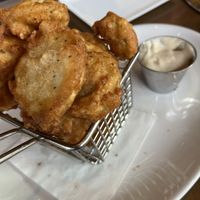 Modified Fried Pickles with Vegan Garlic Aioli  at Walt Disney World - City Works in Lake Buena Vista