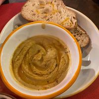 Cauliflower and coconut soup at The Sitting Room in Saltburn-by-the-sea