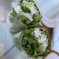 Veggie spring rolls at Rooster and The Pig in Palm Springs