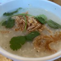 Congee at Rooster and The Pig in Palm Springs