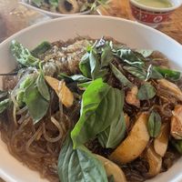 Sweet potato noodles   at Rooster and The Pig in Palm Springs