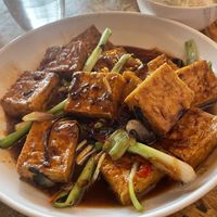 Tofu dish   at Rooster and The Pig in Palm Springs