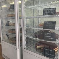 immer wechselnde Kuchen Theke 😋  at Blue Bee in Darmstadt