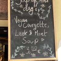 Vegan Soup of the day  at Art Food Corner in Funchal