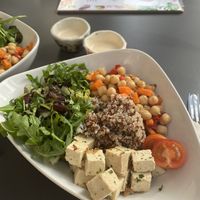 Vegan Quinoa Bowl with Peanut Dressing   at Art Food Corner in Funchal