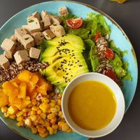 Vegan/Vegano bowl at Art Food Corner in Funchal