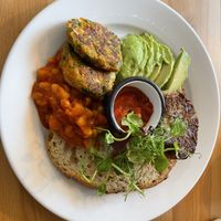Freakin’ vegan breakfast at The Cook in The Nook in Cosby