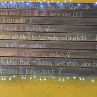 Some great vegan and vegetarian specials   at The Cook in The Nook in Cosby