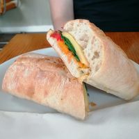 Antipasti packaged sandwich (toasted) at Jenno's Coffee House in Blaby