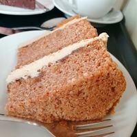 Hefty slice of Biscoff cake at Jenno's Coffee House in Blaby