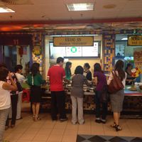 View of stall in food court at Kwangsin Vege Corner Food Court in Kuala Lumpur