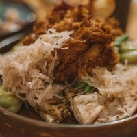 BBQ Pulled Pork Style Open Sandwich at The Gallery in Ipswich