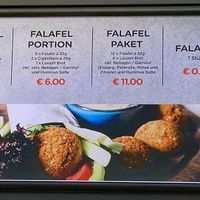 Speisekarte at Çiğköftem in Oberhausen