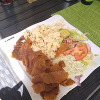 Veganer Döner Teller at Aladin's in Ulm