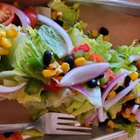 El oso (salsa for dressing, no cheese ) at Bear King Brewing Company in Marble Falls